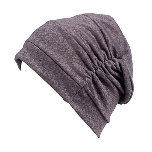 Qhome Womens Soft Slouchy Chemo Beanie Cap Sleep Turban Hat Liner for Cancer Hair Loss Caps Bonnet Women Cap Hat Gorro