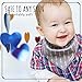 The Cutest Baby Bandana Bib Set By Aubrey and Ethan-8 Cute Unisex Organic Cotton Drool Bibs For Boys And Girls-Ultra-Absorbent Burp Cloth For Feeding, Teething And Drooling Newborns, Babies, Toddlers