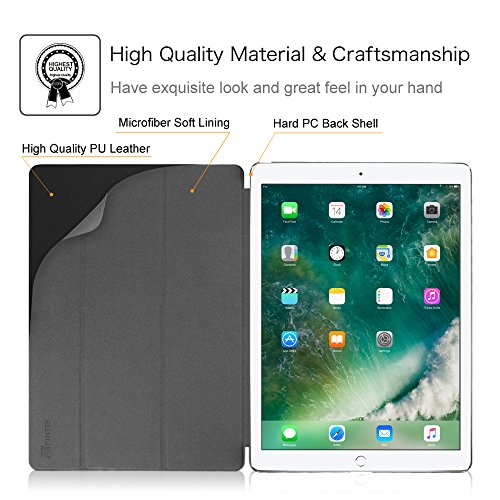 Fintie iPad Pro 12.9 Case - [SlimShell] Ultra Lightweight Standing Protective Cover with Auto Wake / Sleep for Apple iPad Pro 12.9 (1st Gen 2015) / iPad Pro 12.9 (2nd Gen 2017), Composition Book Black