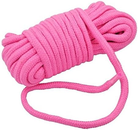 DAISEN 2016 New 32-foot 10m Long Soft Silk Rope Restraint Rope SM Rope Climbing Camping Utility Rope Role (Pink)