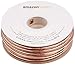 Amazon Basics 14-Gauge Audio Stereo Speaker Wire Cable - 100 Feet, Light Brown