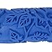 15cm Empaistic Flower Pattern Painting Roller for DIY Wall Decoration- Blue