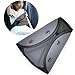 Seat Belt Adjuster, Jelanry Safety Car Belt Adjuster Seatbelt Positioner Soft Protective Belt Adjuster Easy Installation On All Vehicle Seat Belts Protection and Safety for Kids Grey
