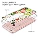 MOSNOVO iPhone 6S Plus Case/iPhone 6 Plus Slim Case, Floral Botany Flower Clear Design Plastic Hard Case with TPU Bumper Gel Protective Back Phone Case Cover for Apple iPhone 6 Plus/iPhone 6S Plus