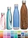 Simple Modern 25 Ounce Wave Water Bottle - Stainless Steel Double Wall Vacuum Insulated Metal Reusable - Leakproof Pattern: Ocean Quartz