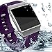 Maledan Bands Compatible with Fitbit Ionic Bands, Classic Replacement Accessories Sport Wristbands for Fitbit Ionic, Plum, Large