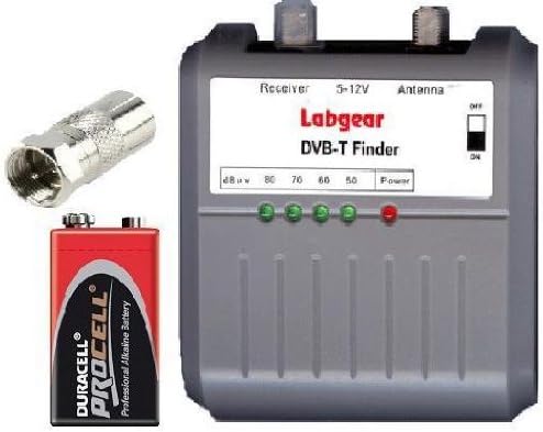 Electromart Labgear Digital TV Aerial Signal Finder Meter + Battery