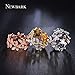 NEWBARK 10 Butterflies 18k Yellow Gold Plated Cubic Zircon Women's Rings Size 6.5