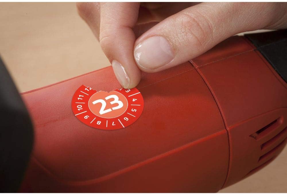 AVERY Zweckform 80 Test Labels with Year 2023 (Tamper-Resistant, Strong Self-Adhesive, Diameter 30 mm, Test Stickers - Image 5