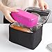 Lifewit Insulated Lunch Bag Lunch Box with Handle for Men/Women/Adults, Thermal Bento Box, Cooler Bag for Work/School/Picnic, Black