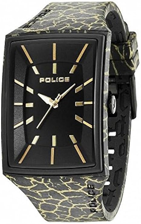 Police pl.13077mpb/02b - orologio da polso da uomo, cinturino in silicone colore nero
