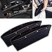 Car Pocket Organizer – Car Seat Console Gap Filler. Experience Easy Storage, Modern Style and Seamless Fit. Store and Catch Your Everyday Items. Premium Quality PU Leather (Black) Pair.