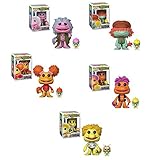 Funko Pop Television Fraggle Rock Boober, Gobo, Mokey, Red and Wembley Vinyl Figures Set
