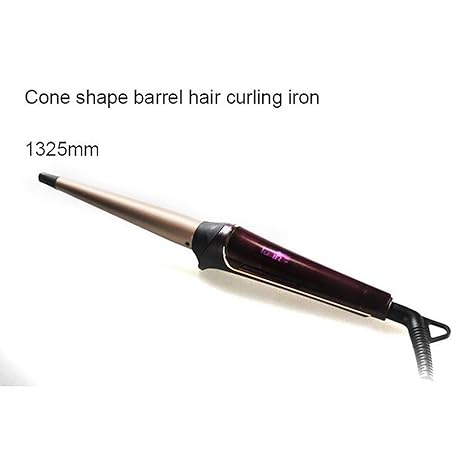 13-25Mm Pro LCD Curly Iron Cónico Eléctrico De Pelo Rizador De La Onda Profunda