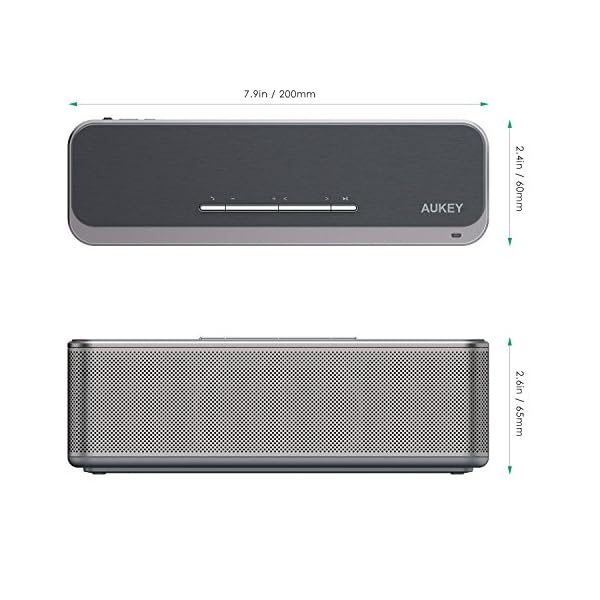 AUKEY-Bluetooth-Speaker-with-Enhanced-Bass-and-Bluetooth-40-for-iPhone-iPad-Samsung-Nexus-HTC-Laptops-and-More
