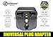 Krieger Grounded Universal UK Hong Kong, Type G British Plug Adapter Adaptor - 4 Pack
