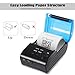 MinGz Thermal Receipt Printer,Portable Personal Printer Mini Wireless Bluetooth Printer for iOS and Android Systems,58MM USB Thermal Printer Compatible with ESC / POS Print Commands Set