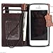 Genuine Leather Case for Apple Iphone 5 5S 5c SE Book Wallet Id soft Holder Cover Credit Cards slots Handmade brown Slim DavisCase