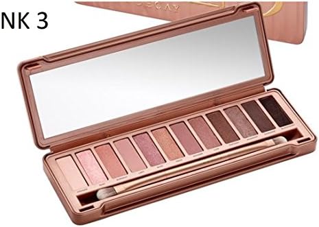 New Decay Nake 3 Professional Makeup Glitter Palette 12 Colors NK3 Brand Eye Shadow with brush Set urban Cosmetic Tools Eyeshadow
