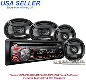 Pioneer DXT-X2669UI AM/FM/CD/MP3/USB/AUX IN-PUT, 200 WATTS