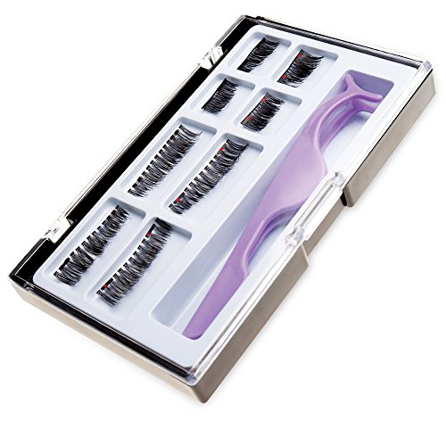 Ultimate dual magnetic false eyelashes extension set (8 pieces) -…
