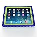 Apple iPad 2 iPad 3 iPad 4 Blue Gumdrop Cases Silicone Rugged Shock Absorbing Protective Dual Layer Cover Case