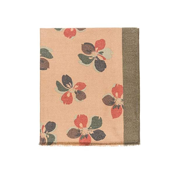 MELIFLUOS DESIGNED IN SPAIN Bufanda Pañuelo Cuello Fular de Mujer Viscosa Flores Invierno Suave Elegante | DeHippies.com