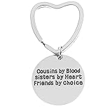 Cousin Keychain, Cousin Gift- Cousins by