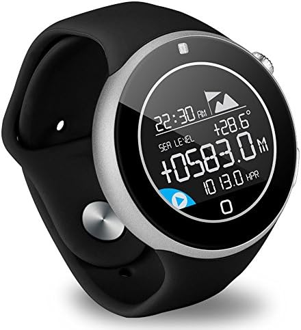 GearBest C5 Aiwatch Bluetooth Sports Water-resistant Smartwatch with Remote Camera Heart Rate/Sleep Monitor (BLACK)