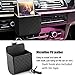TRUE LINE Automotive Car Interior Air Vent Dash Mount Phone Storage Coin Bag Case Organizer Cellphone Holder Box with Hook (Black)