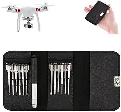 CXZing 13 in 1 Torx Precision Screwdriver Set Repair Tool Kit with Pocket Carry Case for DJI Phantom 3 Professional RC Drone Quadcopter Spare Parts Accessories and Other Devices