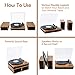 LP&No.1 Retro Belt-Drive Bluetooth Turntable with Separable Stereo Speakers,3 Speed Vinyl Record Playerthumb 3