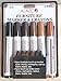 12pc ALAZCO Total Furniture Scratch Restore & Repair System & Touch-Up Kit - 6 Wax Stick Crayons & 6 Felt Tip Markers - Works on Leather Too!