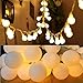 50 LED Solar Torch Lights Outdoor, Solar Powered Torch Lights Starry Lights for Home Party Birthday Garden Festival Wedding Indoor Outdoor Use (Yellow)