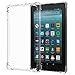 MoKo Case for All-New Amazon Fire 7 Tablet (7th Generation, 2017 Release Only) - Clear Shockproof Soft Flexible Transparent TPU Skin Bumper Back Cover Protector for Fire 7, CLEAR