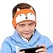 FIRIK Kids Headphones Volume Limited Soft Children Fleece Headband Size Adjustable Toddler Headphones Perfect for Travel, Home,School and Christmas Birthday Gift - Fox