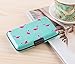 RFID Blocking Wallet Case for Women or Men, Theft Proof Credit Card Holder, Slim Design Fits in Front Pocket (Flamingo Green)