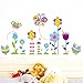 Wall Decal Beautiful Flowers Lovely Owls Butterflies Home Sticker House Decoration Wall Paper Removable Living Dinning Room Bedroom Art Picture Murals DIY Girls Boys Kids Nursery Baby