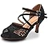 MINITOO Dames Latin Salsa Ankle Strap Satijn