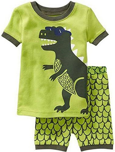 Babygp "blue eye dinasour" little boy shorts 2 Piece Pajama 100% Cotton(2-7 years)