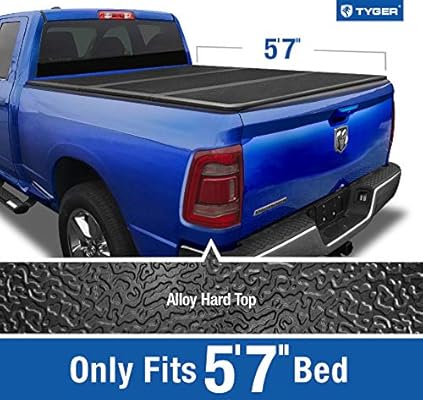 Tyger Auto T5 Alloy Hard Top Tonneau Cover Tg Bc5d1044 Works With 2019 1500 New Body Style Without Ram Box Fleetside 5 7 Short Bed Amazon Sg Automotive