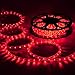 Yescom 150ft Red 2 Wire LED Rope Light Indoor Outdoor Home Holiday Valentines Party Restaurant Cafe Decoration