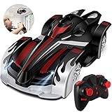 Veken RC Car Toys for Kids, Remote Control Wall Climbing Car Rechargeable High Speed 360° Rotating Stunt Toy Cars with LED Lights, Xmas Birthday Gift for Boys Girls Age 3+