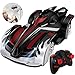 Veken RC Car Toys for Kids, Remote Control Wall Climbing Car Rechargeable High Speed 360° Rotating Stunt Toy Cars with LED Lights, Xmas Birthday Gift for Boys Girls Age 3+