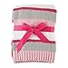 Hudson Baby Unisex Baby Plush Chenille Blanket, Pink, One Size