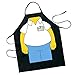 ICUP The Simpsons - Homer Be The Character Adult Size 100% Cotton Adjustable Black Apron