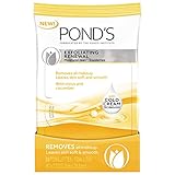 Pond's Moisture Clean Towelettes, Exfoliating Renewal 28 count- pack of 2