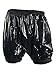 Haian Adult Incontinence Pull-on Plastic Comfort Pants (Medium, Shiny Black)