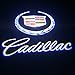 Grolish Cree Led 4 piece Car Door LED Logo Projector Lights for Cadillac SRX XTS ATS