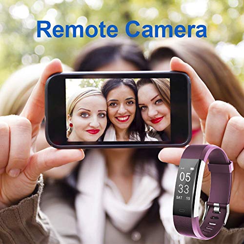 Lintelek Fitness Tracker, Slim Activity Tracker with Heart Rate Monitor, IP67 Waterproof Step Counter, Calorie Counter, Pedometer for Kids, Women, Men and Gift - Thumbnail 7